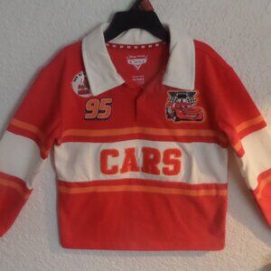 Cars Toddler Boy Long Sleeve Polo Shirt